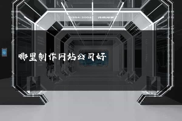 哪里制作网站公司好
