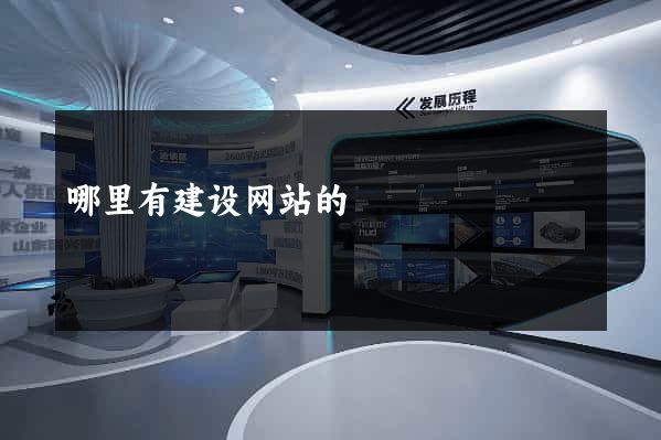 哪里有建设网站的