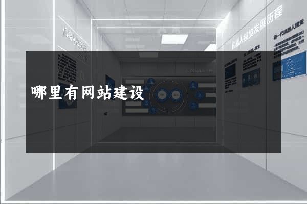 哪里有网站建设