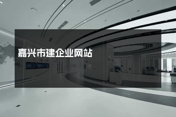 嘉兴市建企业网站