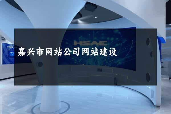 嘉兴市网站公司网站建设