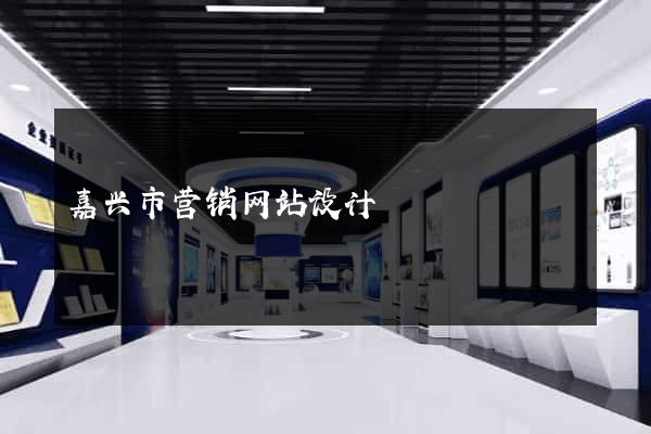 嘉兴市营销网站设计