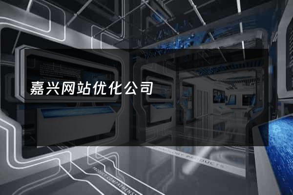 嘉兴网站优化公司
