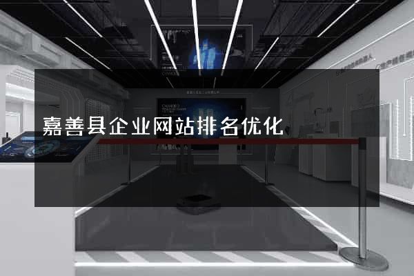 嘉善县企业网站排名优化