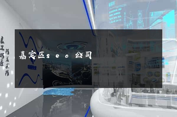 嘉定区seo公司