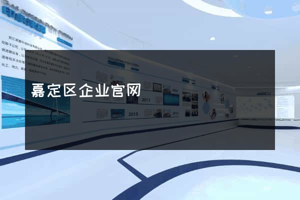 嘉定区企业官网