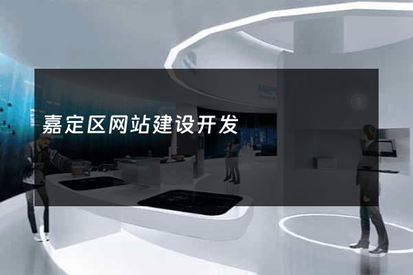 嘉定区网站建设开发