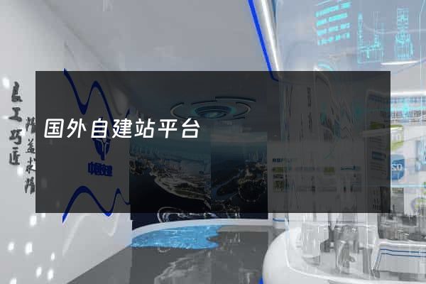 国外自建站平台