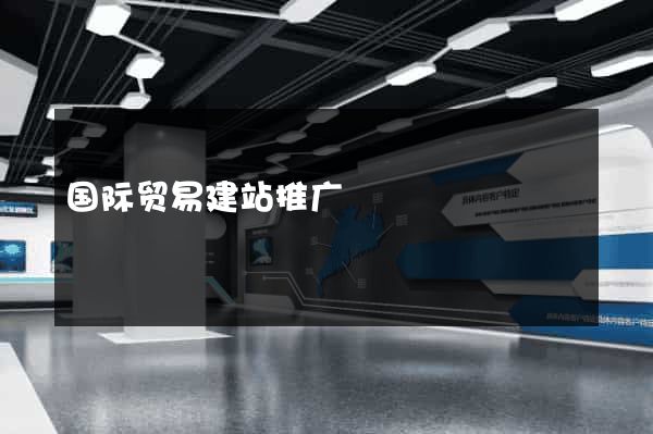 国际贸易建站推广