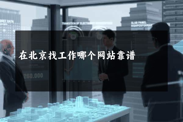 在北京找工作哪个网站靠谱