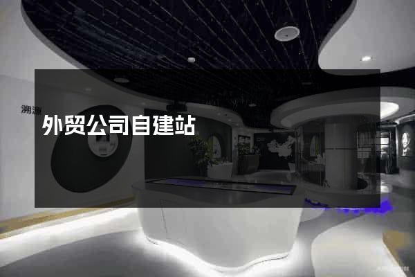 外贸公司自建站