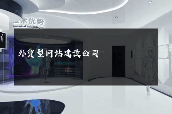 外贸型网站建设公司