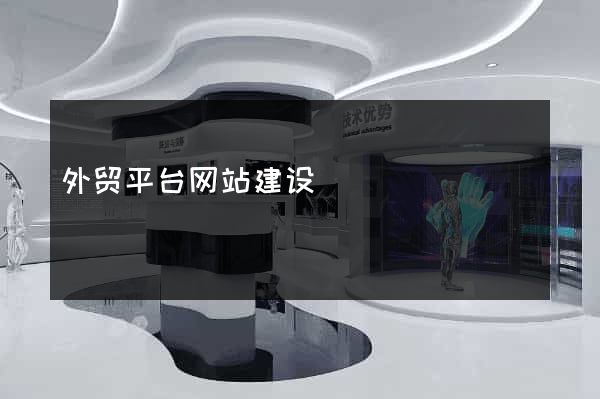 外贸平台网站建设