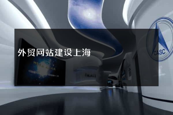 外贸网站建设上海
