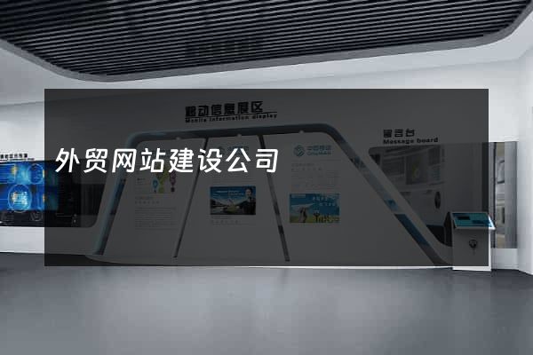 外贸网站建设公司
