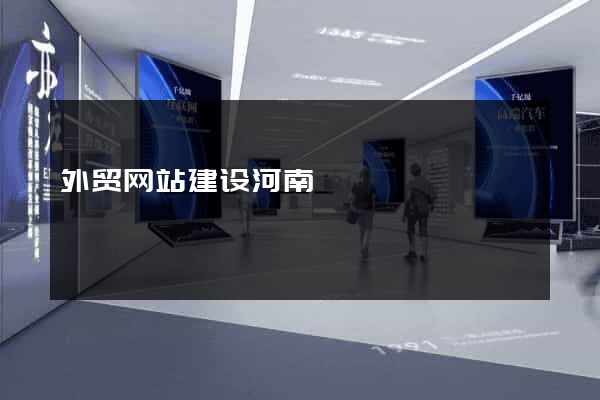 外贸网站建设河南