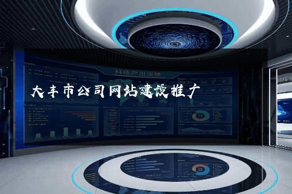 大丰市公司网站建设推广