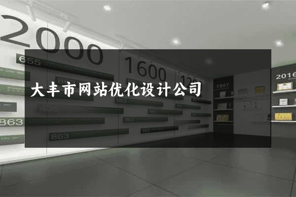 大丰市网站优化设计公司