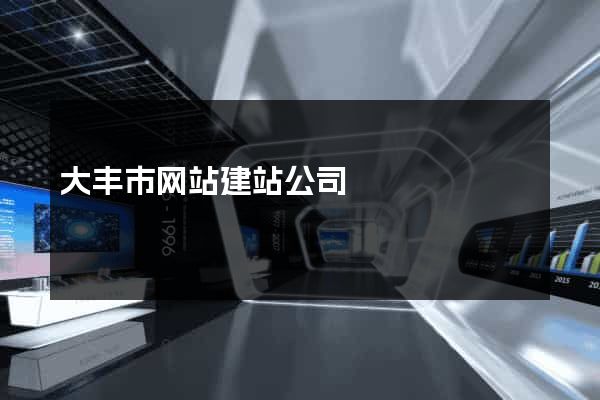 大丰市网站建站公司