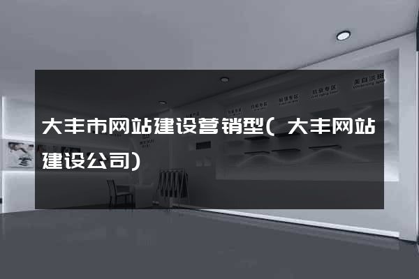 大丰市网站建设营销型(大丰网站建设公司)