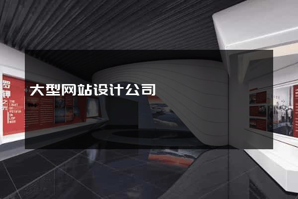 大型网站设计公司