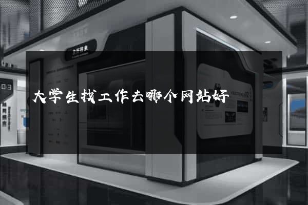 大学生找工作去哪个网站好