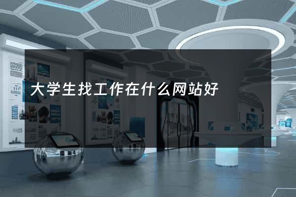 大学生找工作在什么网站好