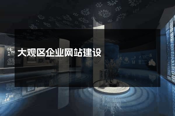 大观区企业网站建设