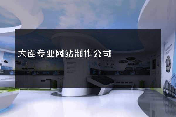 大连专业网站制作公司