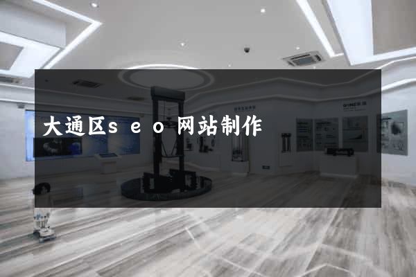 大通区seo网站制作