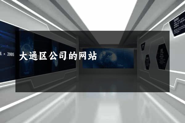 大通区公司的网站