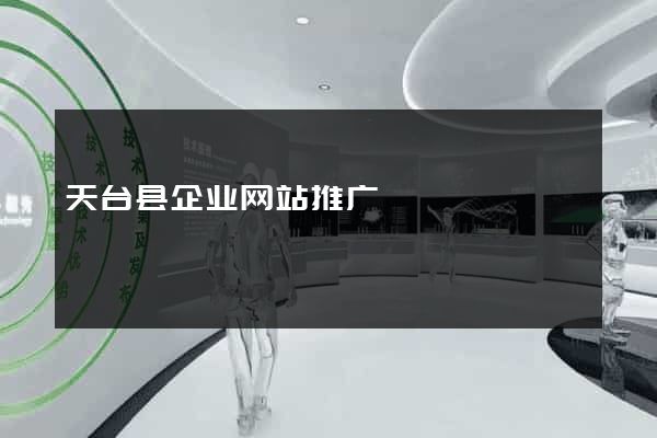 天台县企业网站推广