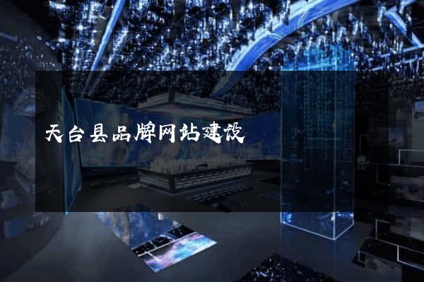 天台县品牌网站建设