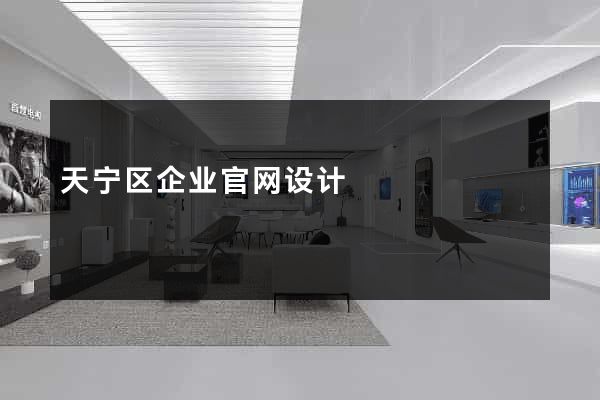 天宁区企业官网设计