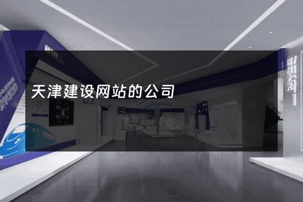 天津建设网站的公司