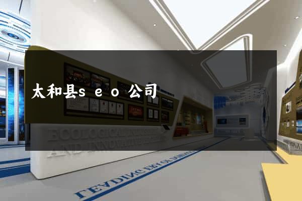太和县seo公司