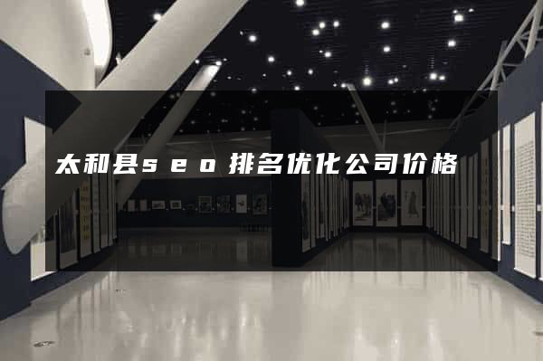 太和县seo排名优化公司价格