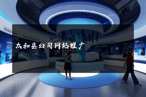 太和县公司网站推广