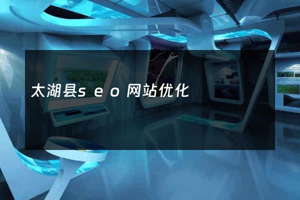 太湖县seo网站优化