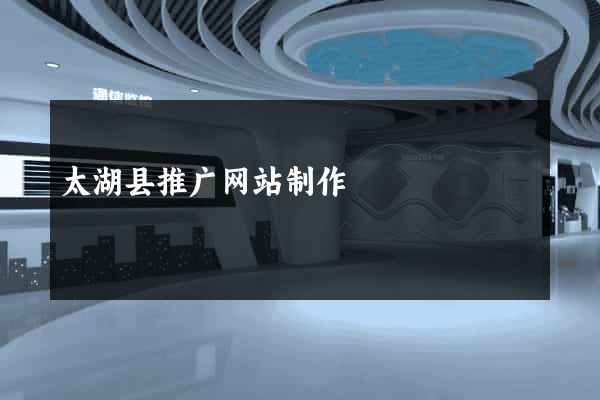 太湖县推广网站制作