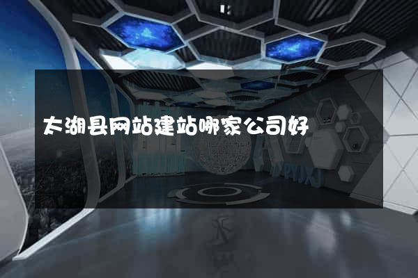 太湖县网站建站哪家公司好