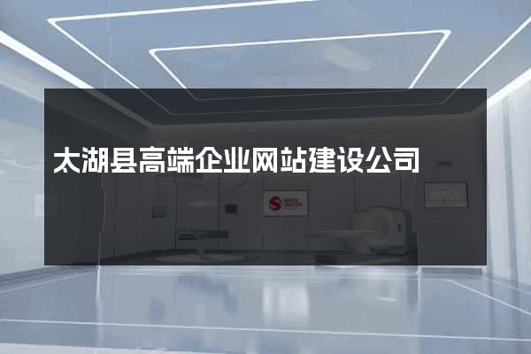 太湖县高端企业网站建设公司