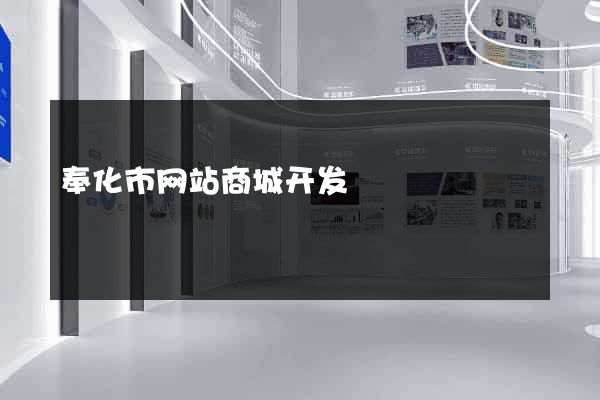 奉化市网站商城开发
