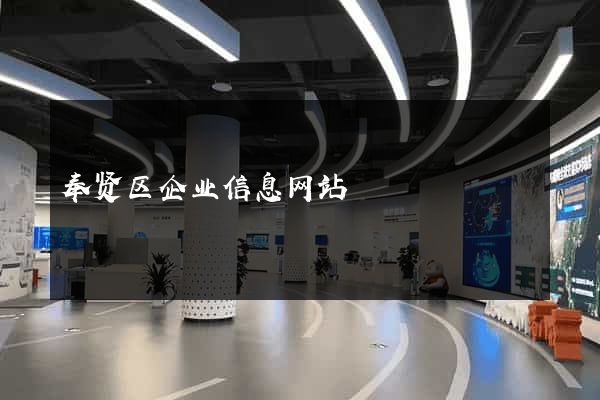 奉贤区企业信息网站