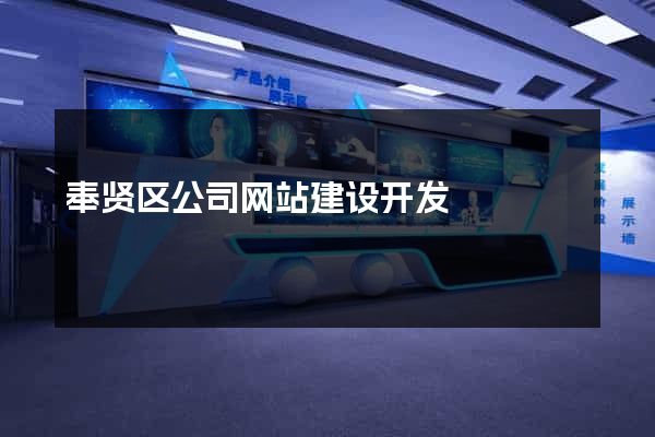 奉贤区公司网站建设开发