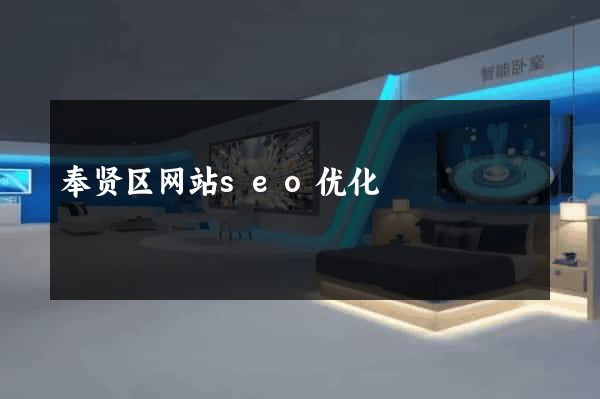 奉贤区网站seo优化