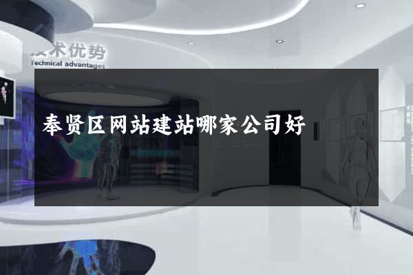 奉贤区网站建站哪家公司好