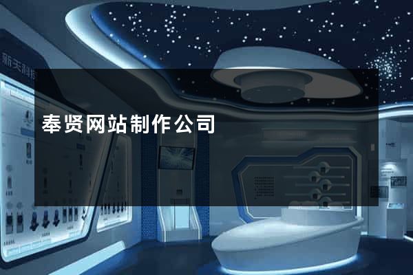 奉贤网站制作公司