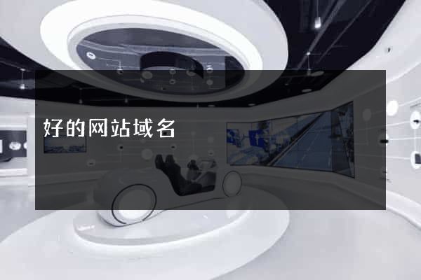 好的网站域名