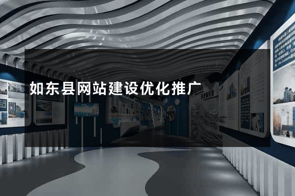 如东县网站建设优化推广